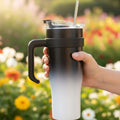 Stainless Steel Insulated Tumbler 42oz with Straw