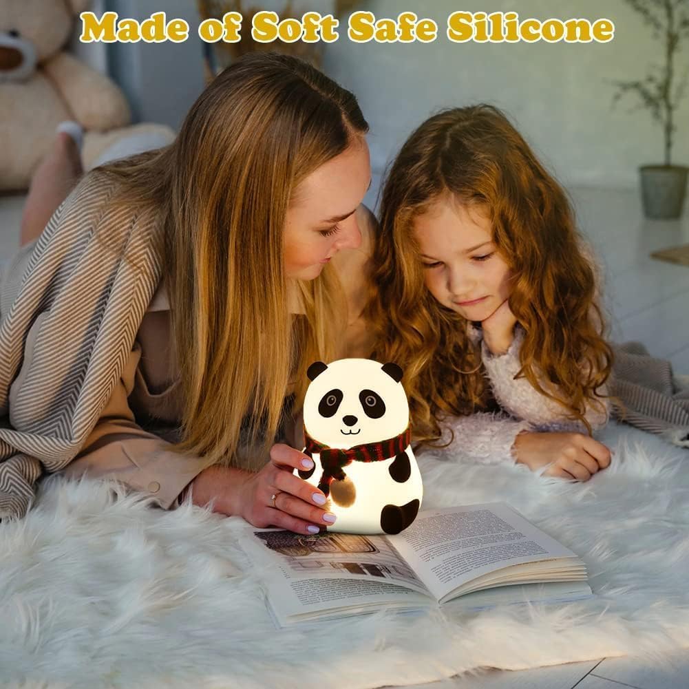 Luxury Panda Silicone LED Night Lamp – Soft Warm Glow