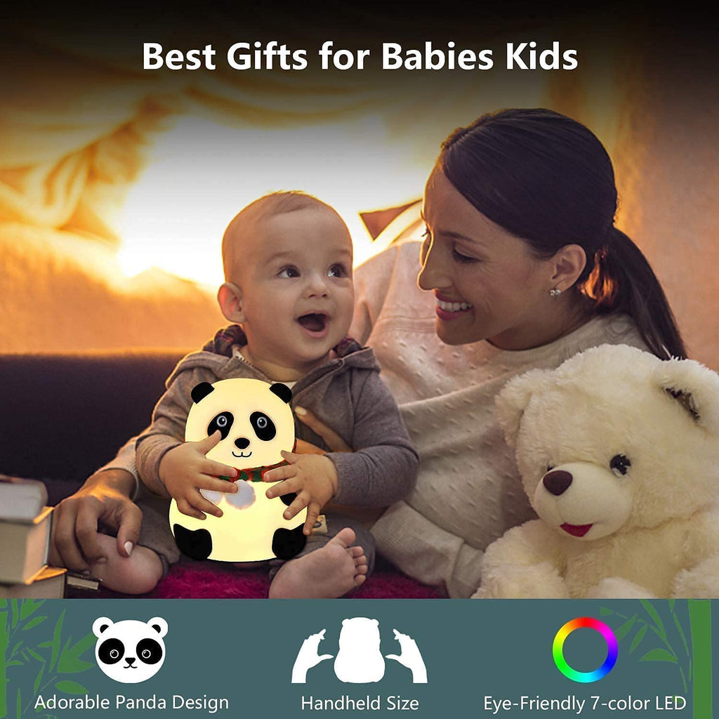 Luxury Panda Silicone LED Night Lamp – Soft Warm Glow
