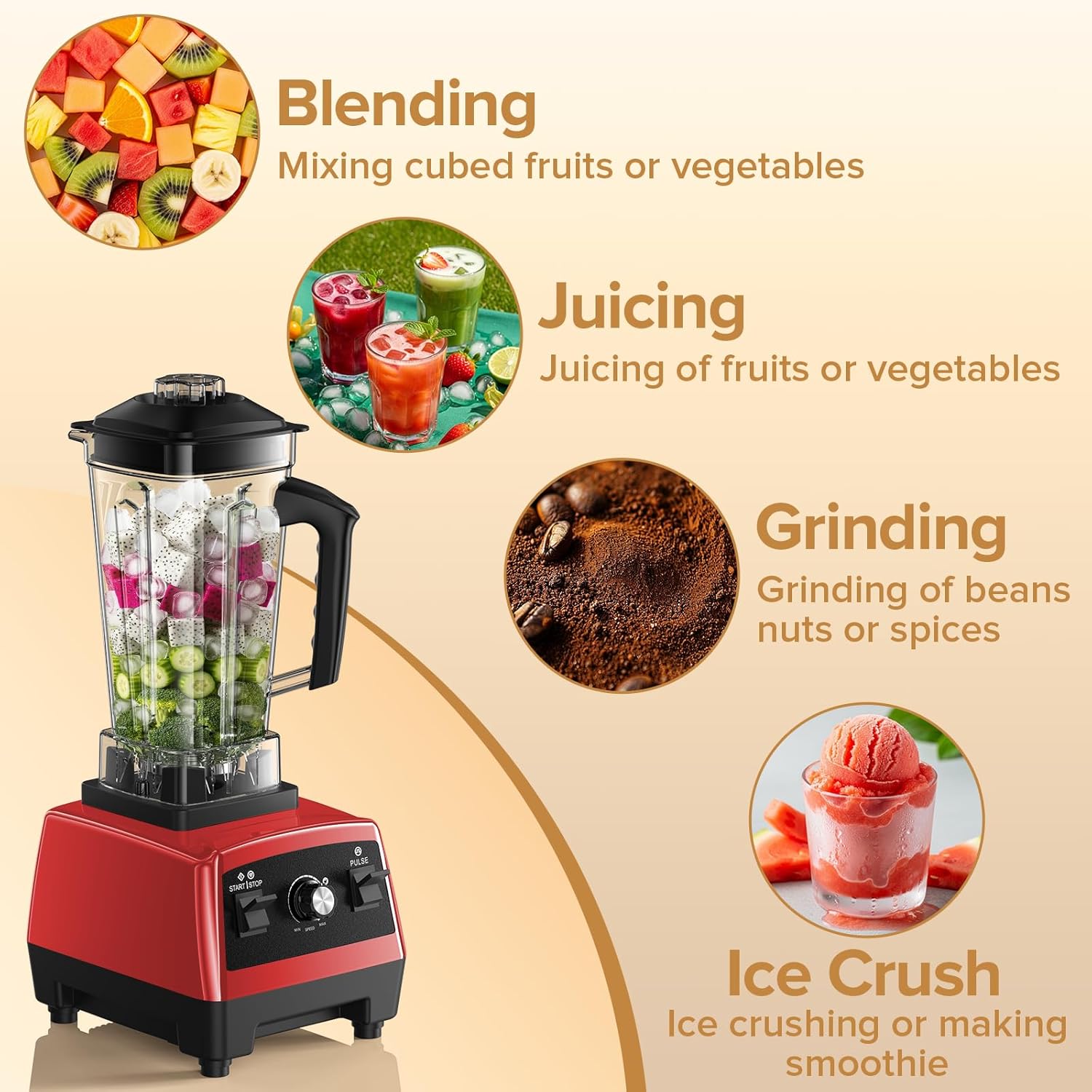 Silver Crest Blender SC-1589 2 in 1