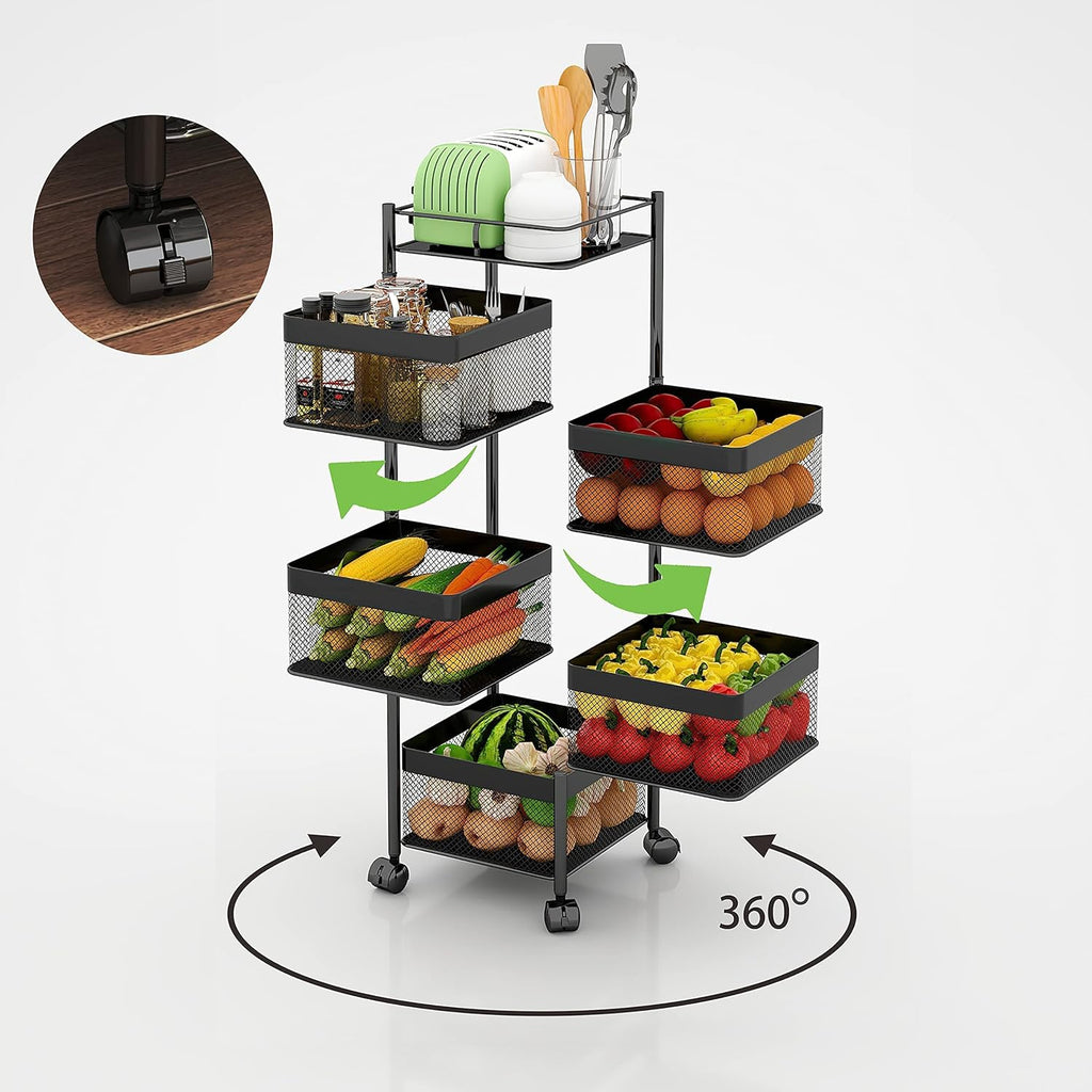 Premium Square Metal Trolley