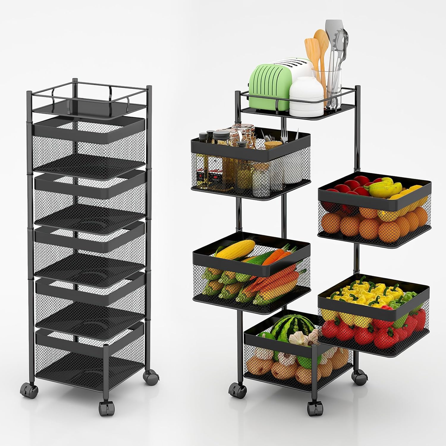 Premium Square Metal Trolley
