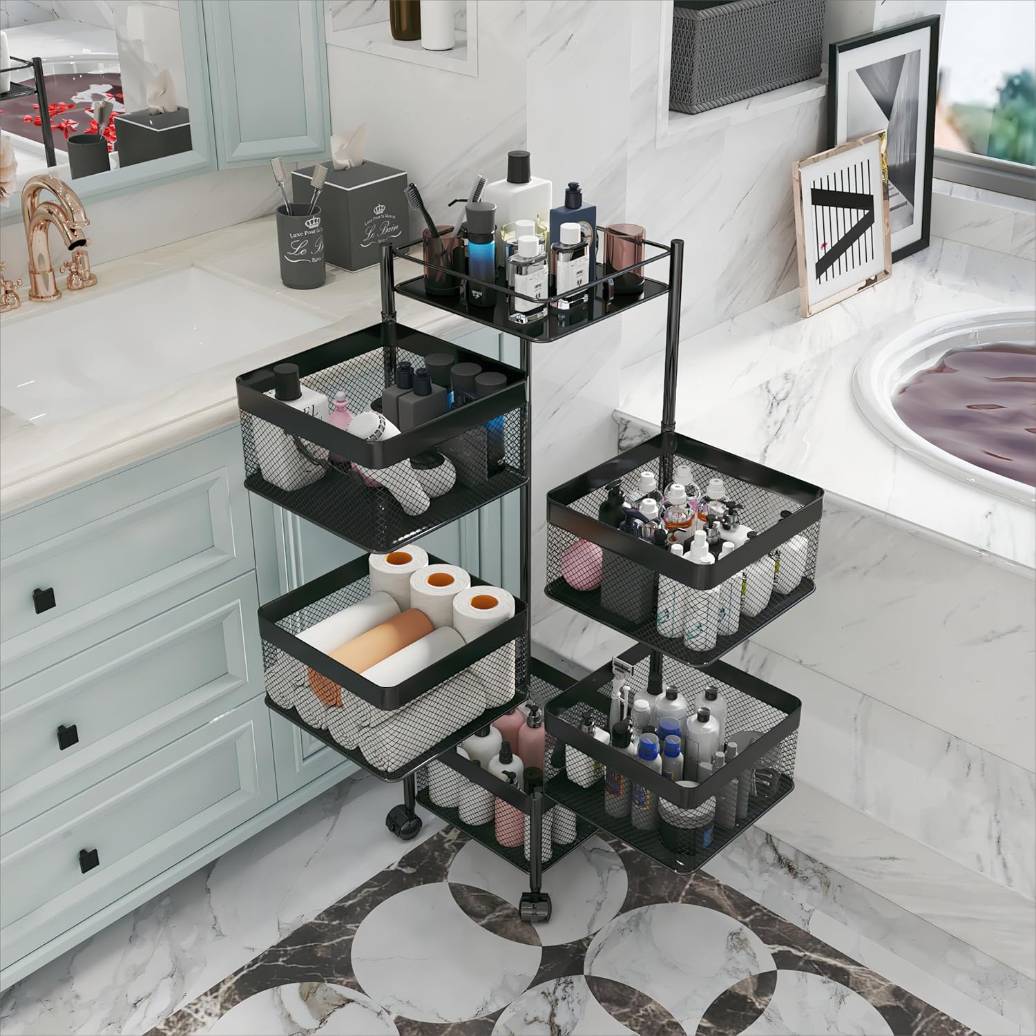 Premium Square Metal Trolley