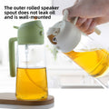470ml Glass Oil Bottle Dual-Use Non-Drip Spray