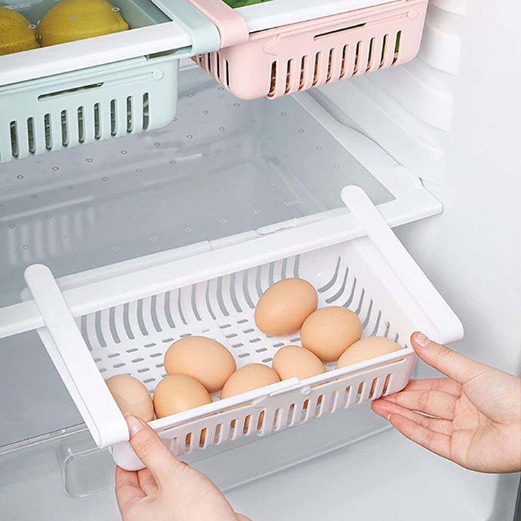 kitchen Hanging Organizer Refrigerator Egg Fruit Storage Box