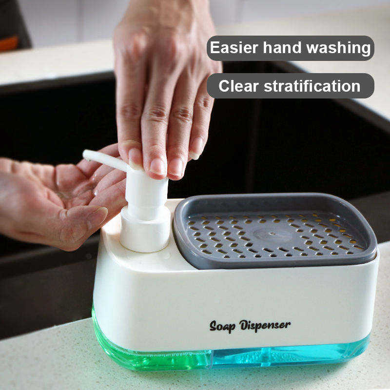 Kitchen Dish Soap Dispenser Set