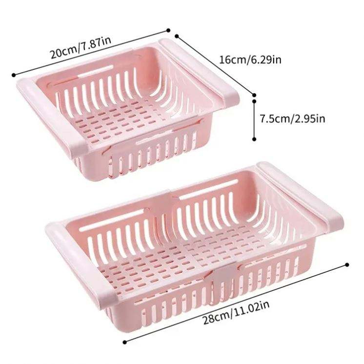 kitchen Hanging Organizer Refrigerator Egg Fruit Storage Box