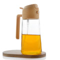 470ml Glass Oil Bottle Dual-Use Non-Drip Spray