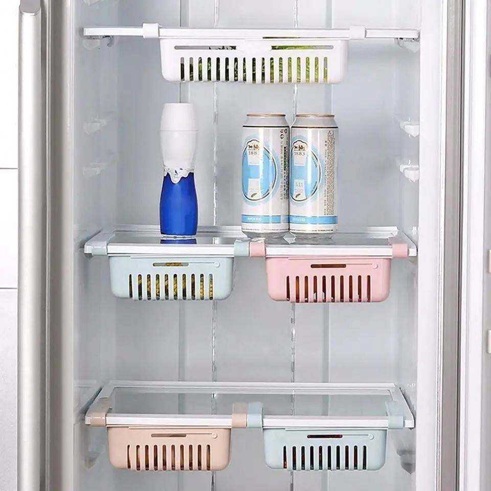 kitchen Hanging Organizer Refrigerator Egg Fruit Storage Box