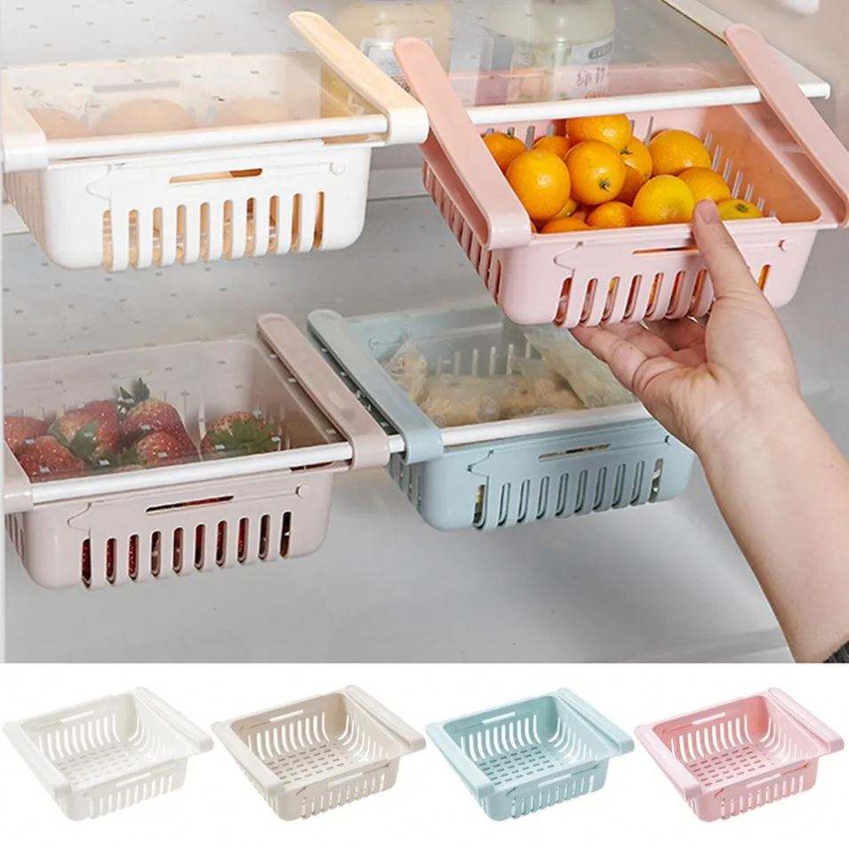 kitchen Hanging Organizer Refrigerator Egg Fruit Storage Box