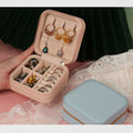 Single Layer Storage Box Ladies Travel Leather Jewelry Box