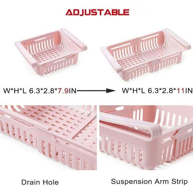 kitchen Hanging Organizer Refrigerator Egg Fruit Storage Box