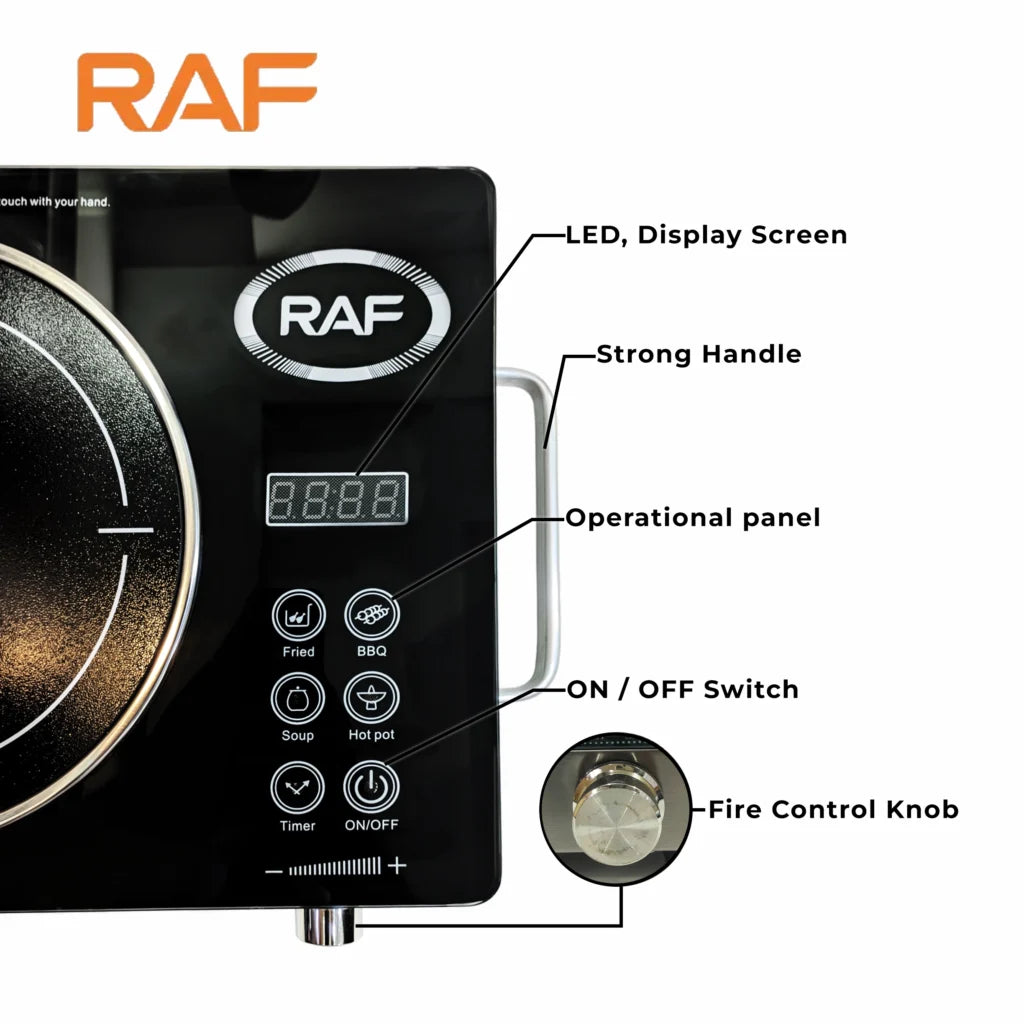 Infrared Cooker & Hot Plate Multifunction & Digital Display – 3500W