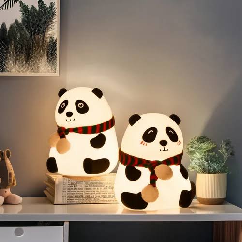 Luxury Panda Silicone LED Night Lamp – Soft Warm Glow